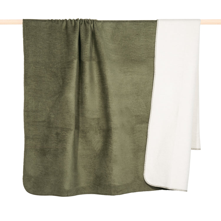Hobart Blanket Olive/Natural