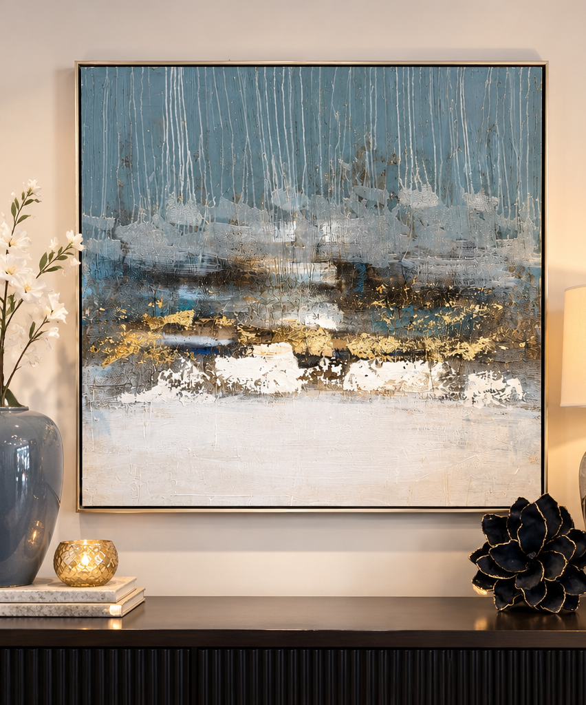 Aurolia Canvas in Gold Frame